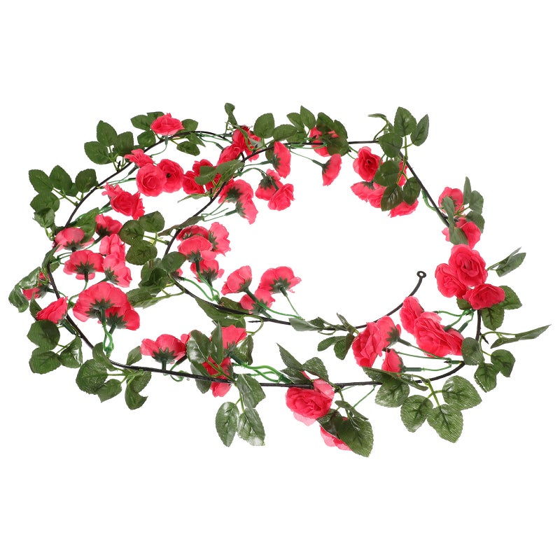 Rose Garland for Elegant Room Decor, Lightweight with Realistic Appearance - Image 1