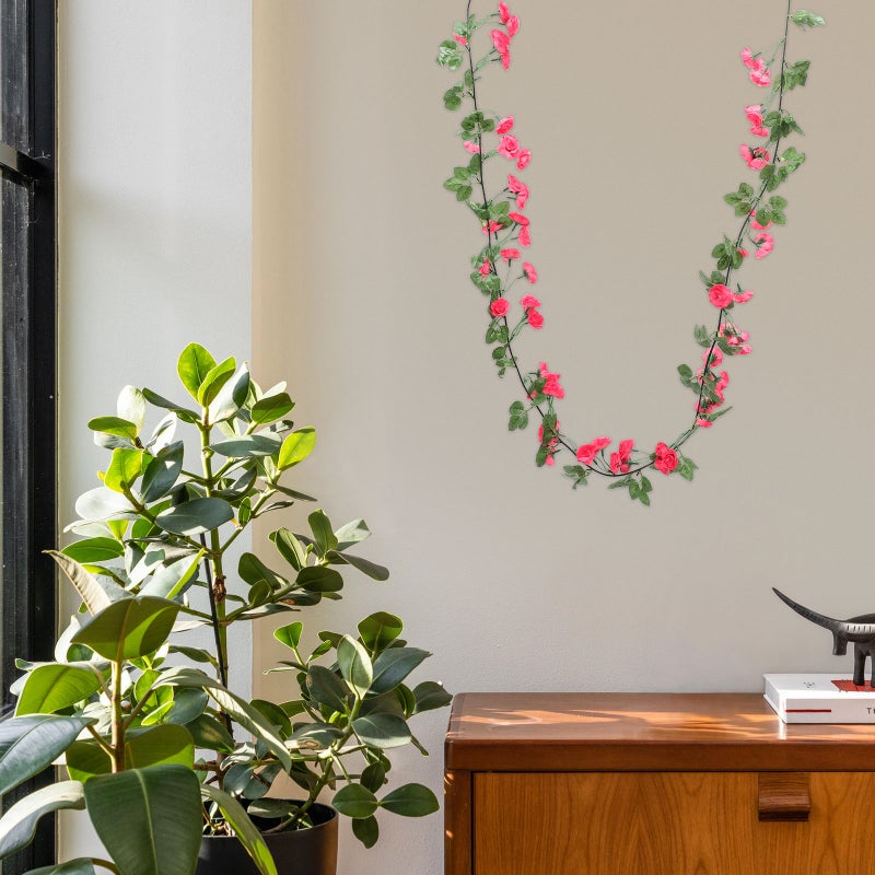 Rose Garland for Elegant Room Decor, Lightweight with Realistic Appearance - Image 5