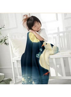 General Baby and children's cartoon flannel thin blanket (warm and comfortable, suitable for sleep, games) 70cm*100cm - 546  - Image 2