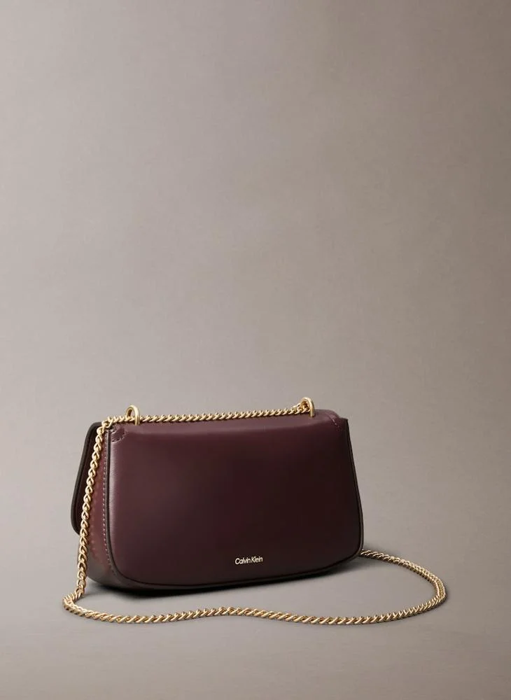 CALVIN KLEIN Logo detail Flap Over crossbody