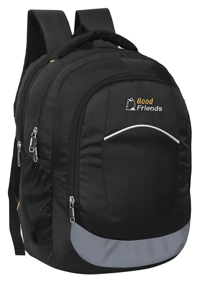 Goodfriends Laptop Backpack Water Resistant lightweight College School Backpack For 35 ltrs(H 48 Cms) Laptop Backpack - Image 2