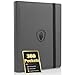 Fabmaker Premium 9 Pocket Card Binder for 360 Cards Fabmaker PU Cover Trading Card Binder Sturdy Card Collection Album Sleek Card Holder Folders for Game Cards Sports Cards Grey - Image 3