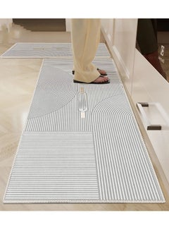 KLNAMAEAAN Kitchen Floor Mats Rugs Set, Cushion Floor Carpet, Waterproof, Oil Resistant and Anti-Fatigue PU Standing Mat for Kitchen, Floor, Office, Sink, Laundry 60X180 Cm  - Image 3