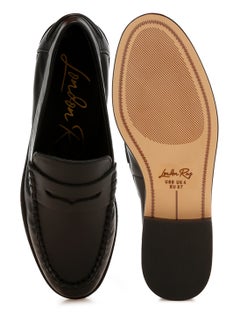 London Rag Genuine Leather Loafers in Black  - Image 4