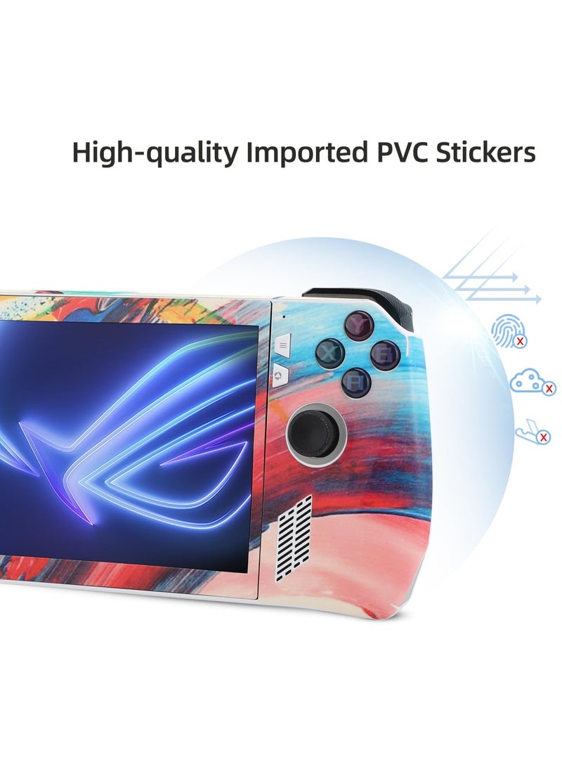 SOLARAE For ROG Ally Decorative Stickers Protective Film, Personalized Colorful Cool Trendy DIY Sticker for ROG Ally Gaming Console Scratch Protection Cover Accessories - Image 3