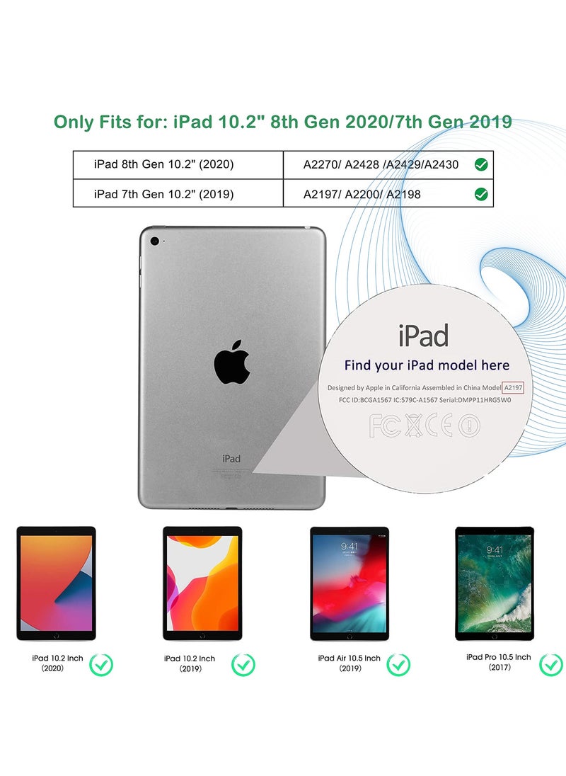 2 Pack Screen Protector for iPad 9th 8th 7th Generation (10.2 Inch, 2021/2020/2019)