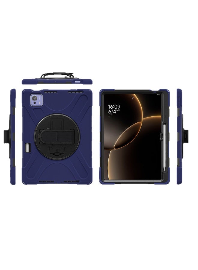 عام متوافق مع غلاف شاومي باد 7 الترا 14 بوصة 2025 المقاوم للصدمات، صدفة ثلاثية في واحدة مقاومة للكسر، قوس إمساك متعدد الوظائف دوار 360 درجة. - Image 5