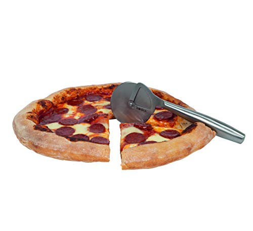 Boska Stainless Steel Pizza Cutter - Copenhagen Multifunctional Pizza Wheel Cutter - Handheld Food Slicer - Silver Non-Stick Adjustable Roller - Dishwasher Safe - For Kitchen Cooking - Image 4