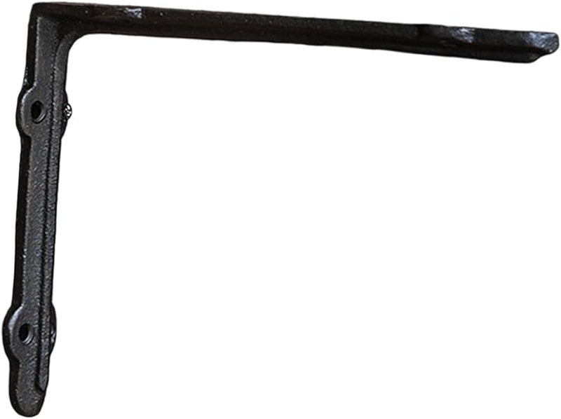 Large Heavy Duty Cast Iron Decorative Shelf Bracket L Shape Corner Brace 7 48x5 83 Inch - Image 2
