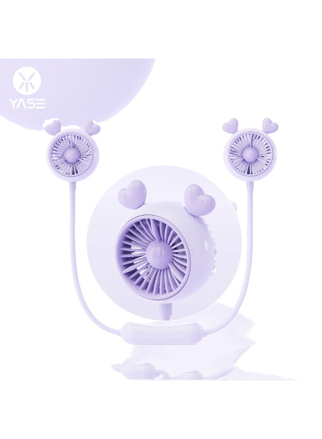 Nariele New USB Mini Portable Electric Hook Neck Small Fan
