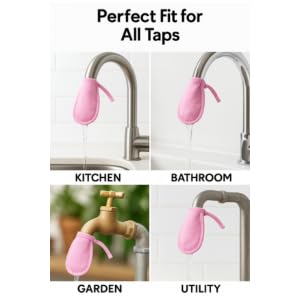 Sangpri 10-Pieces Double Layered Reusable Cotton Water Filter Tap Cover Cloth for Home, Kitchen, Public Places Drinking (Multicolor) - Image 2