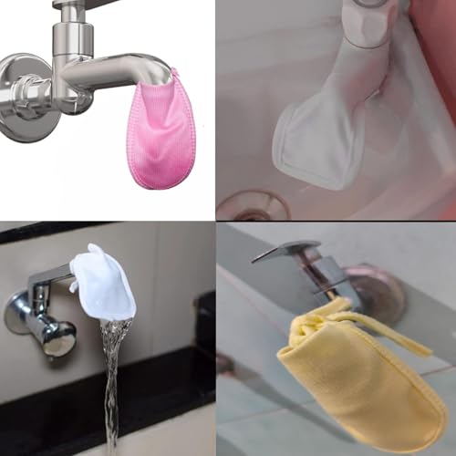 Sangpri 10-Pieces Double Layered Reusable Cotton Water Filter Tap Cover Cloth for Home, Kitchen, Public Places Drinking (Multicolor) - Image 3