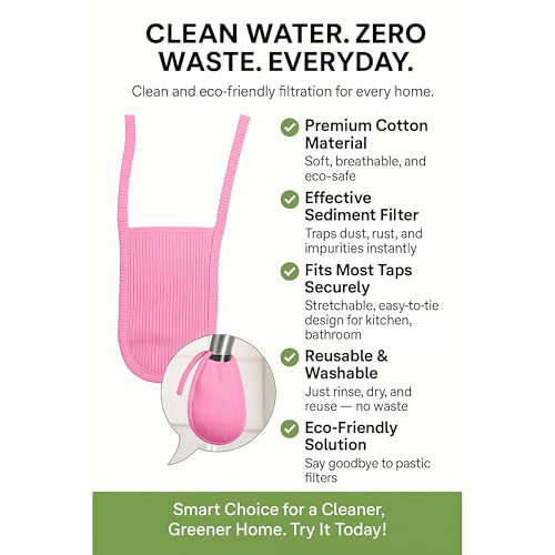 Sangpri 10-Pieces Double Layered Reusable Cotton Water Filter Tap Cover Cloth for Home, Kitchen, Public Places Drinking (Multicolor) - Image 5