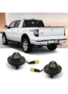 KASTWAVE License Plate Light Assembly, 2PCS LED Lamp Assembly Suitable for Ford F150 F250 F350 Super Duty Ranger Expedition Explorer Bronco Excursion  - Image 1