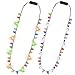 Traplace 2PCS Christmas Light Necklace Light up 3 Modes Christmas Accessories Multicolor Xmas Tree Snowman Designs Wearable Festive Light up Decor for Xmas Theme Party Supplies Ugly Sweater Decorations - Image 2