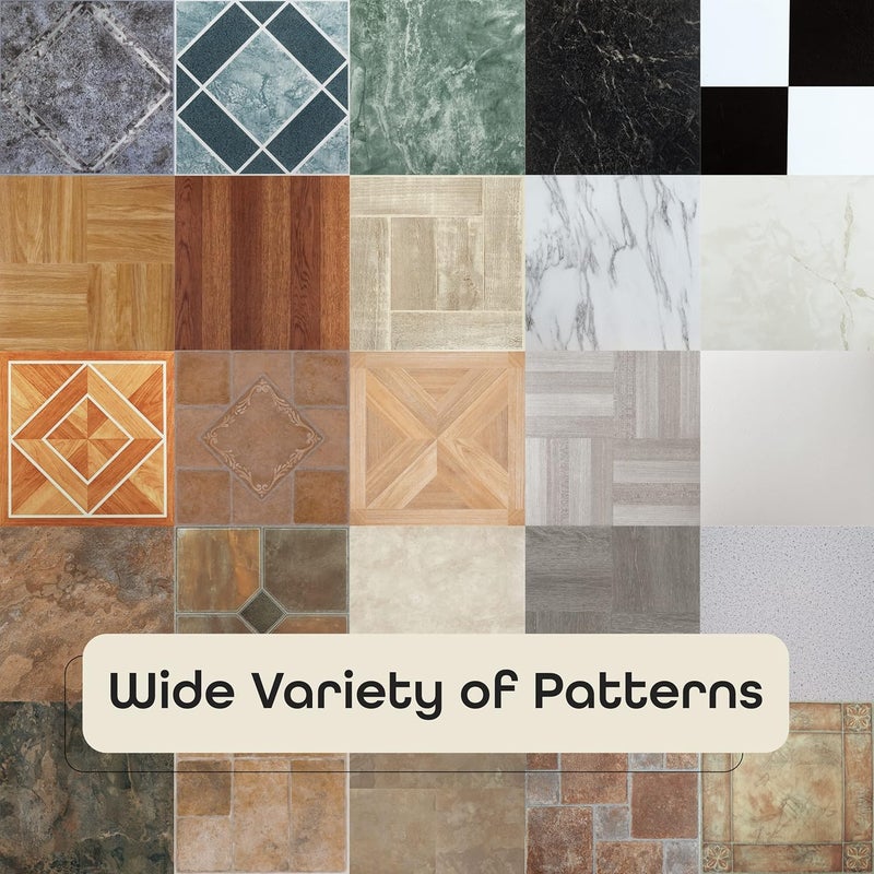 Achim Nexus Self Adhesive 12-Inch Vinyl Floor Tiles, 20 Tiles - 12" x 12", Medium Oak Plank-Look Pattern - Peel & Stick, DIY Flooring for Kitchen, Dining Room, Bedrooms & Bathrooms by Home Decor - Image 5