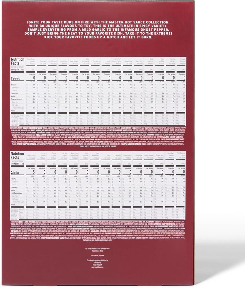 Thoughtfully مجموعة عينات صلصة الفلفل الحار ماستر - Image 2