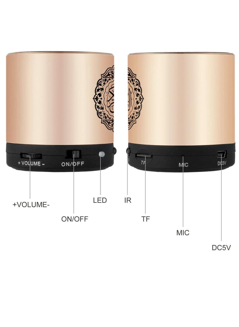 Remote Control Speaker Portable Quran Speaker MP3 Player 8GB TF FM Quran Koran Translator USB Rechargeable Speaker - Image 2