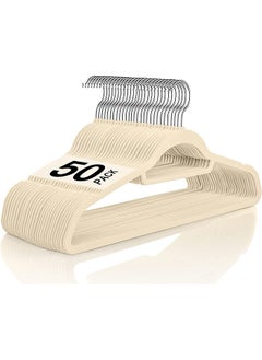 Arabest 50 Non-slip Slim Hangers, Space-Saving and Durable for Suits, Shirts and Pants  - Image 1