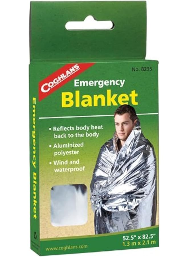 Coghlan's Emergency Blanket 53 In. X 82.5 In. 1.5 Oz Polyester