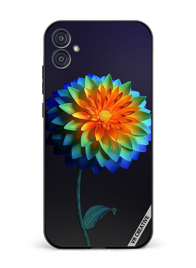 VR CREATIVE Protective Case Cover For Samsung Galaxy M04/F04 Flower Design Multicolour - Image 1