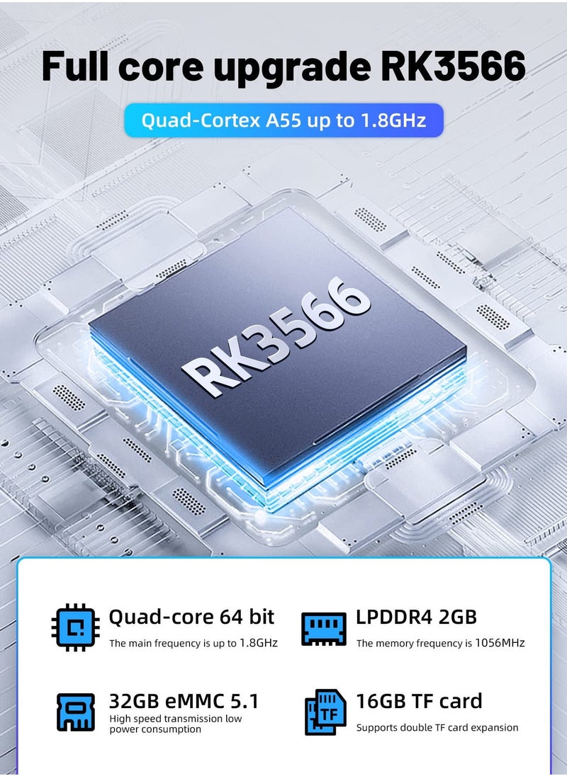 ANBERNIC  - RG353VS Retro Handheld Game Linux System, RG3566 3.5 inch IPS Screen, with 64G TF Card Pre-Installed 4452 Games, Supports 5G WiFi 4.2 Bluetooth Online Fighting, Streaming and HDMI (Grey) - Image 1