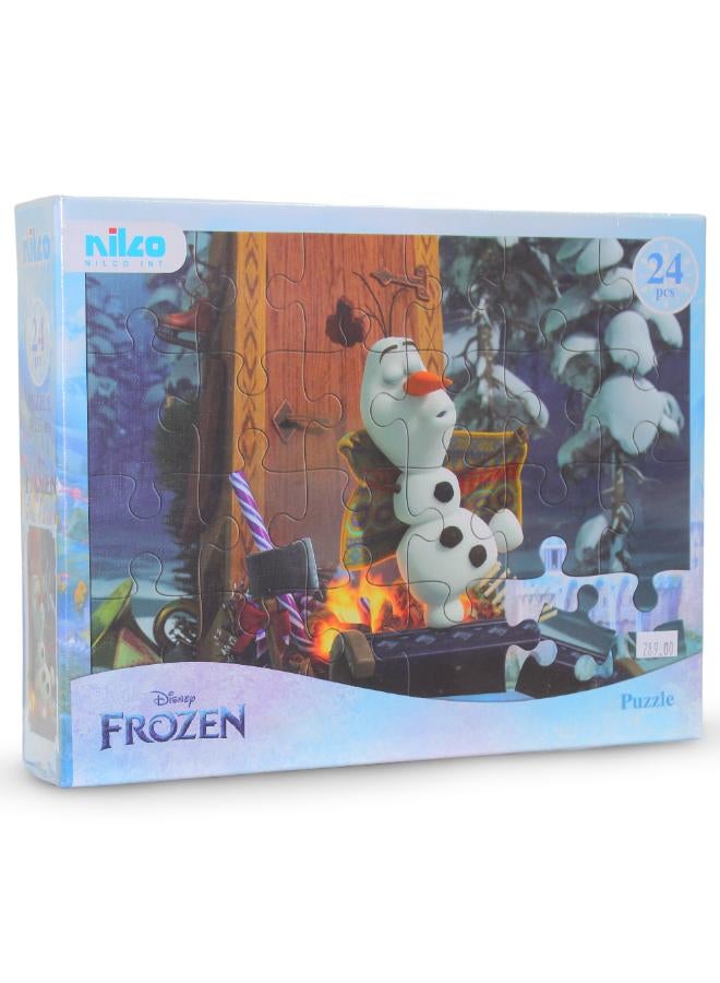 Nilco Frozen's Olaf Puzzle – 24 Pieces - Image 1