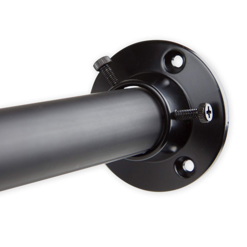 Rod Desyne C1943DP100282 1 Adjustable Closet Rod with Socket Set 2848 Black - Image 1