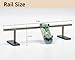 RACOFSB Fingerboard Rail Obstacles Self Assembled Made of Solid Stainless Steel for Pro Finger Skateboard 11 Long 22 Tall - Image 4