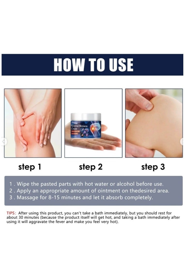 Sumifun كريم الغضروف الزليلي، مرهم تخفيف الألم، تعزيز الحركة والمرونة، دعم صحة المفاصل، تشجيع قوة وكثافة المفاصل 10 جرام * 3 قطع - Image 5