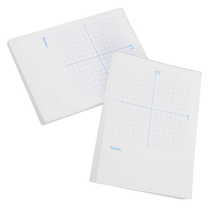 2 Books Of Graphing Sheets Math Drawing Papers Math Papers - Image 1