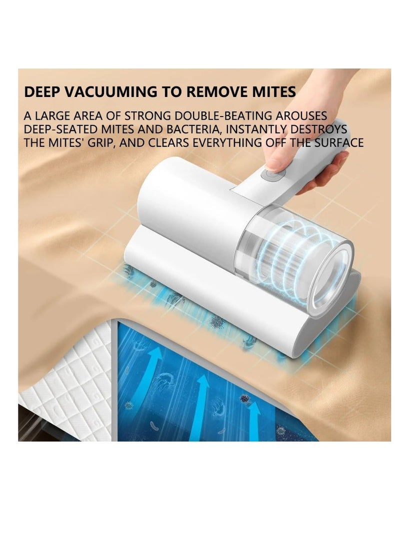 Handheld Mattress Vacuum Cleaner, 1200 MAH UV Vacuum Cleaner, 10KPa Powerful Suction, Built-in Battery, Cordless  - Image 2