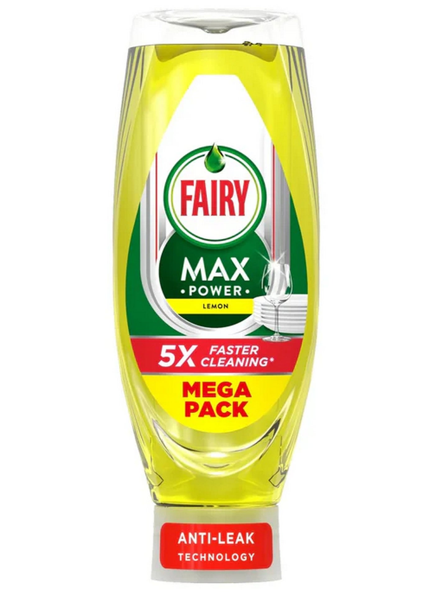 Fairy Max Power Lemon Dishwashing Liquid 730 ML
