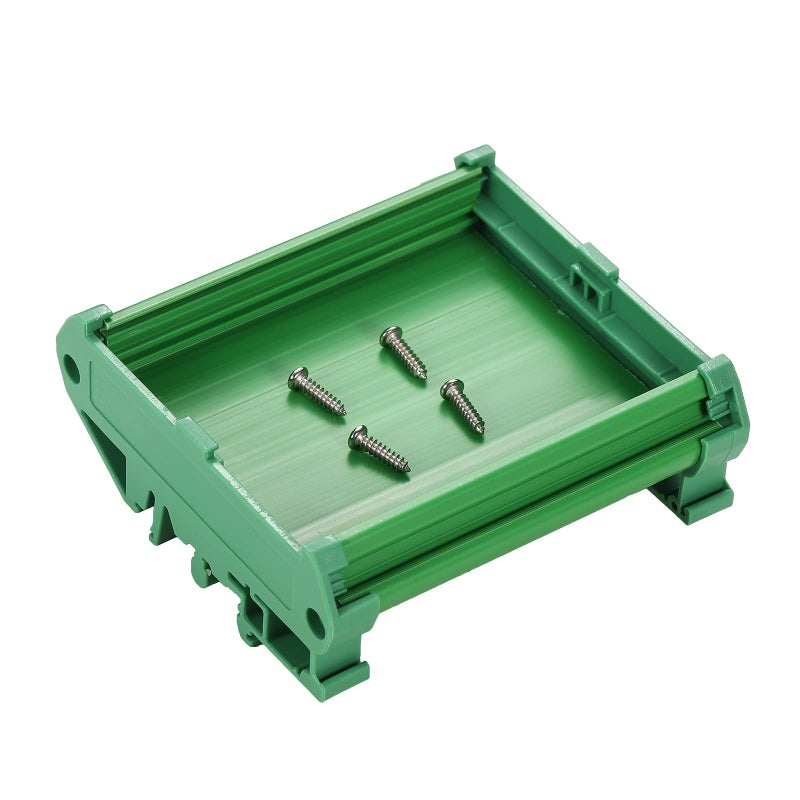 Generic Jienk Thicker Layer PCB DIN Rail Mount Carrier, Circuit Board Mounting Holder for 35mm Wide DIN Rail PCB (72mm*90mm)  - Image 1
