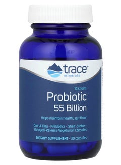 Trace Minerals Probiotic 55 Billion 30 Capsules 