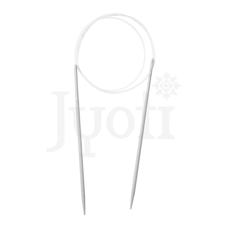 JYOTI Jyoti Circular Knitting Needles with Soft Cable Aluminium Length 80cm Size 000no10mm Knitting Locking Stitch Marker DIY Weaving Crafts Used for Making Sweater Cap Woollen Artefact Pack of 1 Set - Image 2