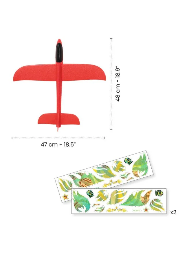 DJECO Fire Plane Glider