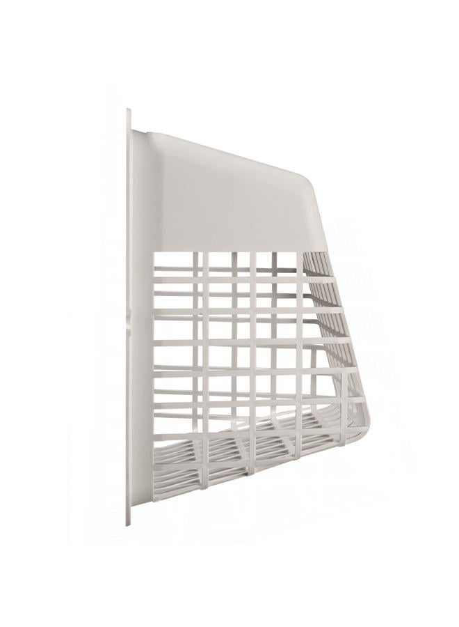 Deflecto DEFUBGWL Universal Bird Guard, Fits 3" to 4" Vents, White (UBGWL) - Image 4