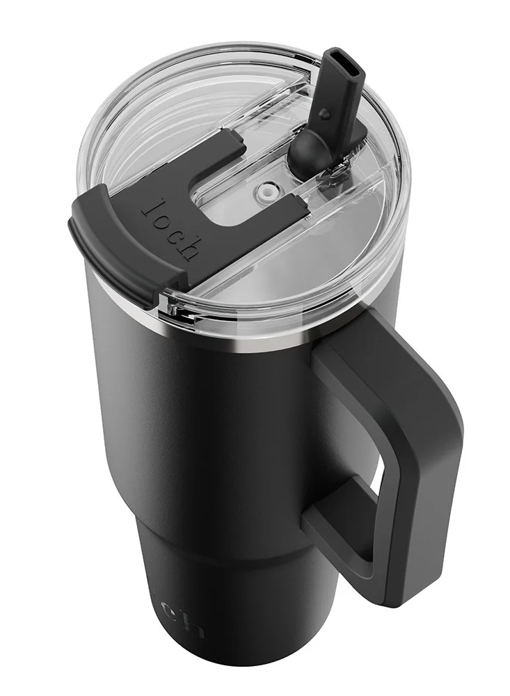 LOCH Ultimate Hydration Black Monochrome 40OZ / 1200ml with Handle