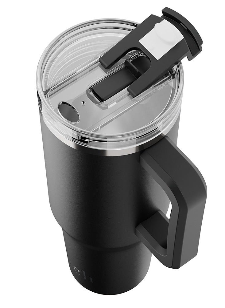 لوك ترطيب فائق أسود أحادي اللون 40 أونصة / 1200 مل مع مقبض - Image 5