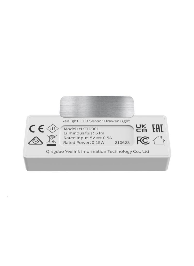 Yeelight Yeelight LED Sensor Drawer Light | USB-C Charging | Eye-Caring | Infarred and Light Sensor | Built-in Magnet  - Image 5