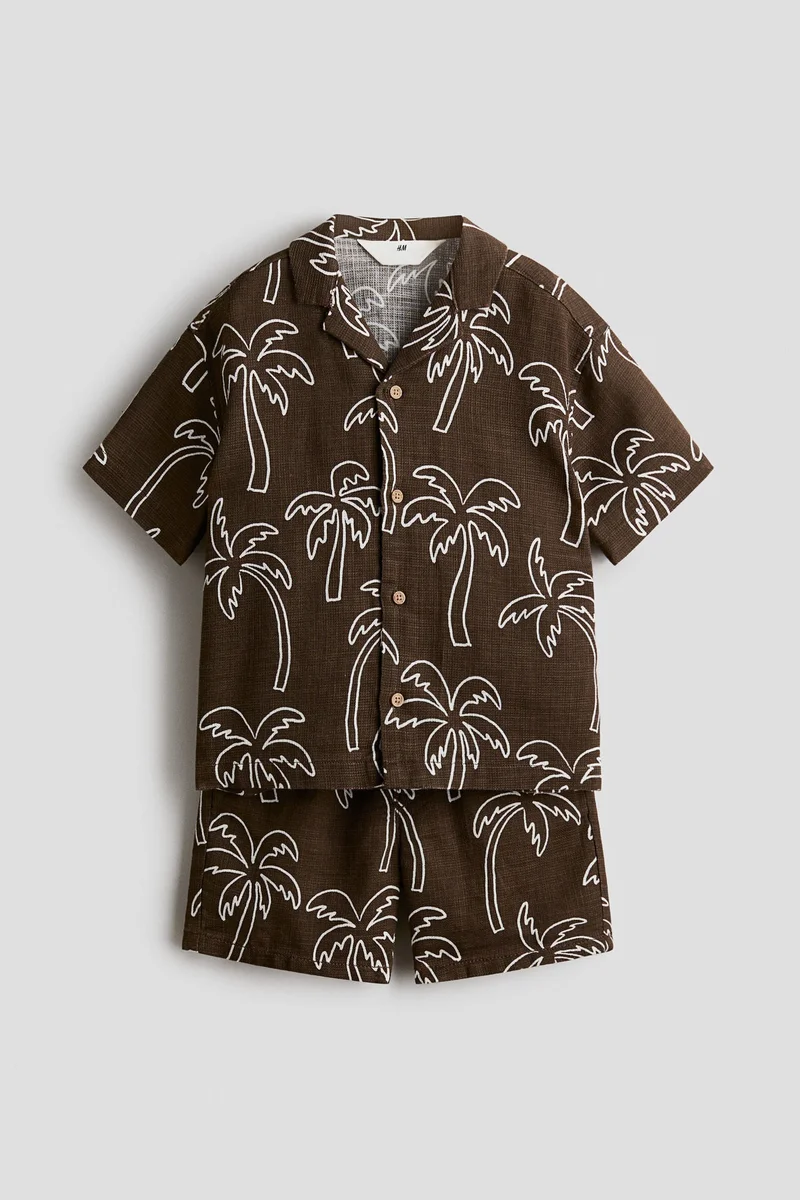H&M 2-piece printed cotton set