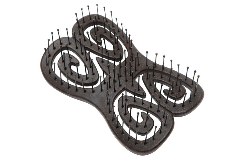 Ibiza Hair Aloha-Series KT7 Kona Travel Brush - Vented Mini Hairbrush for Detangling, Portable Hair Care for Dry or Thick Hair Perfect for Purse or Travel - Image 1