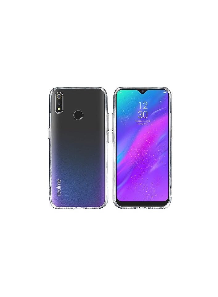For Realme 3 Pro Transparent Tpu Silicone Back Cover , Anti Yellowing And High Protective From Shocks Compatible With Realme 3 Pro (6.3'') (Transparent) - Image 1