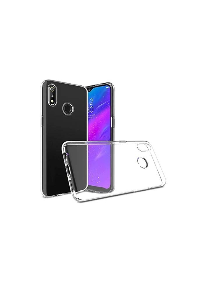 For Realme 3 Pro Transparent Tpu Silicone Back Cover , Anti Yellowing And High Protective From Shocks Compatible With Realme 3 Pro (6.3'') (Transparent) - Image 3