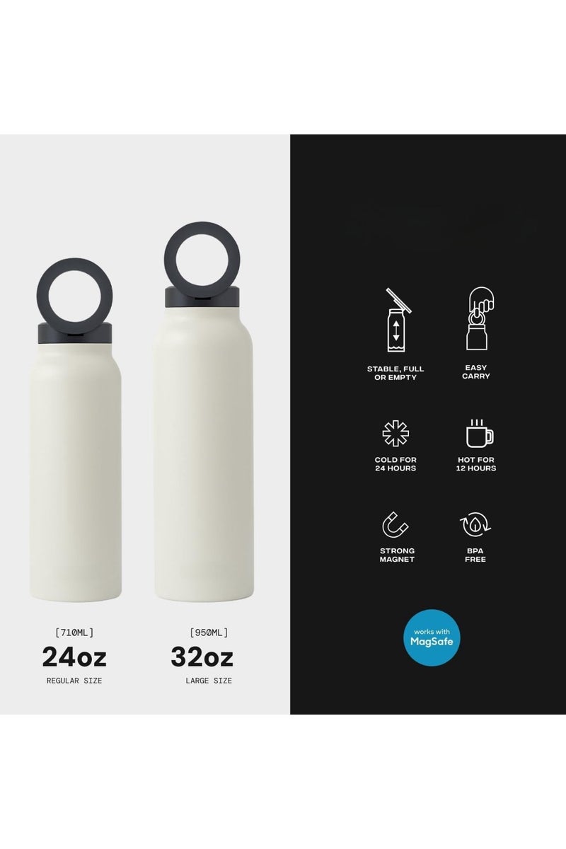 Tradeo Insulated Water Bottle for any Phone w/Magnetic Phone Mount - MagSafe Compatible Water Bottle - Stainless Steel Water Bottle w/Tripod Phone Holder - Hot 12H, Cold 24H, 360° Rotate - Image 3