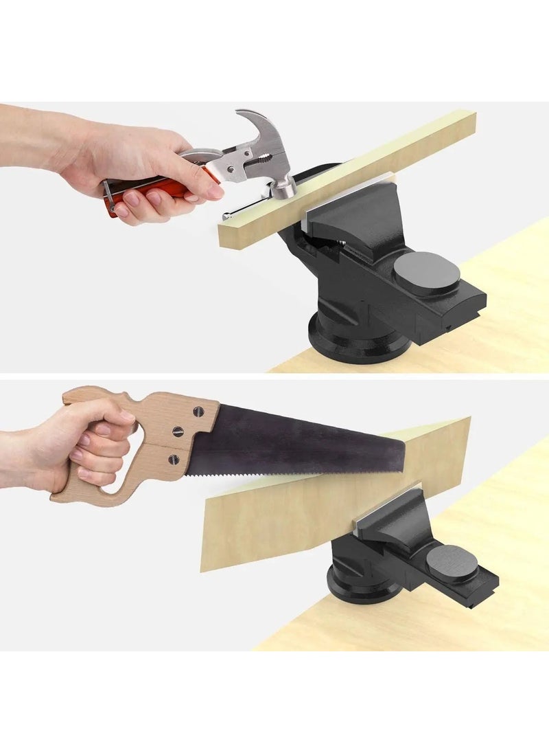 60 mm Large Size Vise Table Bench Vise with Anvil