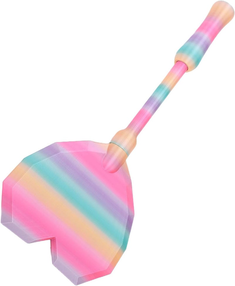 Salt mist resistant Haofy 3D Printed Credit Card Wand Tap to Pay Wand with Heart Topper and 14 Inch Handle for Contactless Payment Card Holder (Rainbow) Elegant upgraded practical design - Image 5
