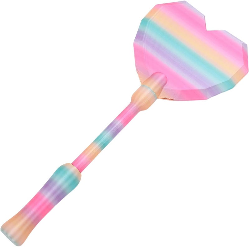 Salt mist resistant Haofy 3D Printed Credit Card Wand Tap to Pay Wand with Heart Topper and 14 Inch Handle for Contactless Payment Card Holder (Rainbow) Elegant upgraded practical design - Image 1