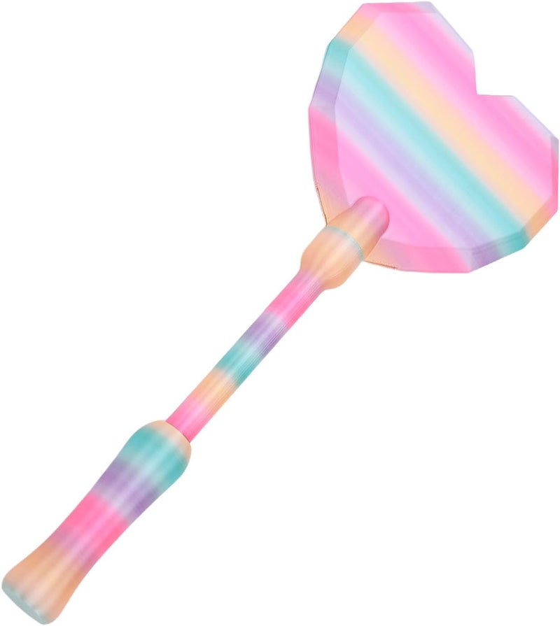 Salt mist resistant Haofy 3D Printed Credit Card Wand Tap to Pay Wand with Heart Topper and 14 Inch Handle for Contactless Payment Card Holder (Rainbow) Elegant upgraded practical design - Image 4